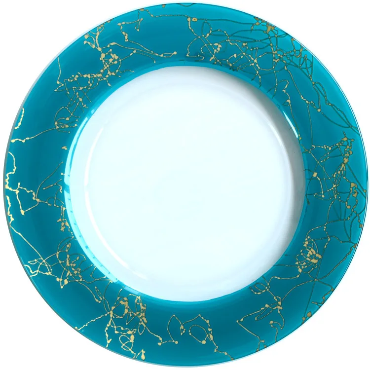 Wholesale Round Plastic Plate Embossed Wedding Charger Plate Glass Plates Buy Glass Plates Charger Plate Round Plastic Plate Product On Alibaba Com