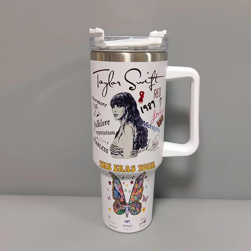 Good Quality Taylor Swift Sports Double Wall Cup 40oz Stainless Steel ...