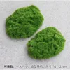 Esculturas de musgo verde (2 piezas)
