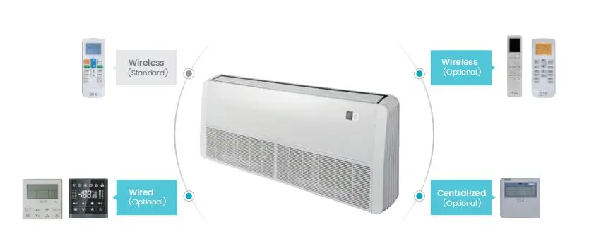 Split Multi Zone Cassette Type Ac Ceiling Cassette Split air Conditioner Midea VRF