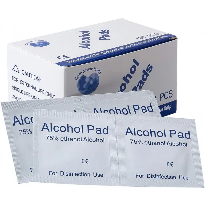 Alcohol Prep Pad Sterile Alcohol Swabs Pads 70%-75% Ethanol and Cotton Tablets 1 pack 