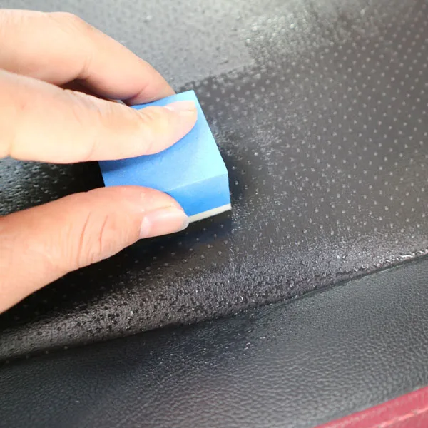 Дружественная Автомобильная Губка из овечьей шерсти для чистки кожи, аппликатор для стеклянного масла