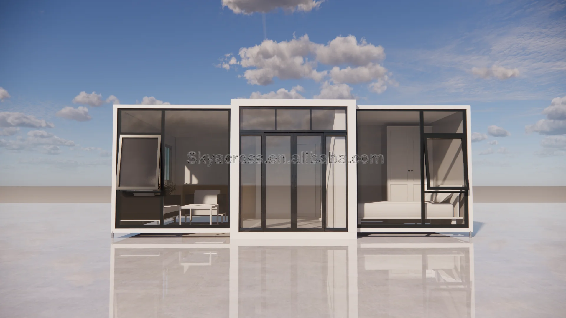 Cheap Ready Made 3 Bedroom Prefabricated House - Expandable