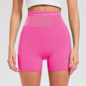 High Quality Elastic Waist Women'S Summer Running Sports Biker Gym Shorts Women Butt Lifting Yoga Sport Gym Shorts