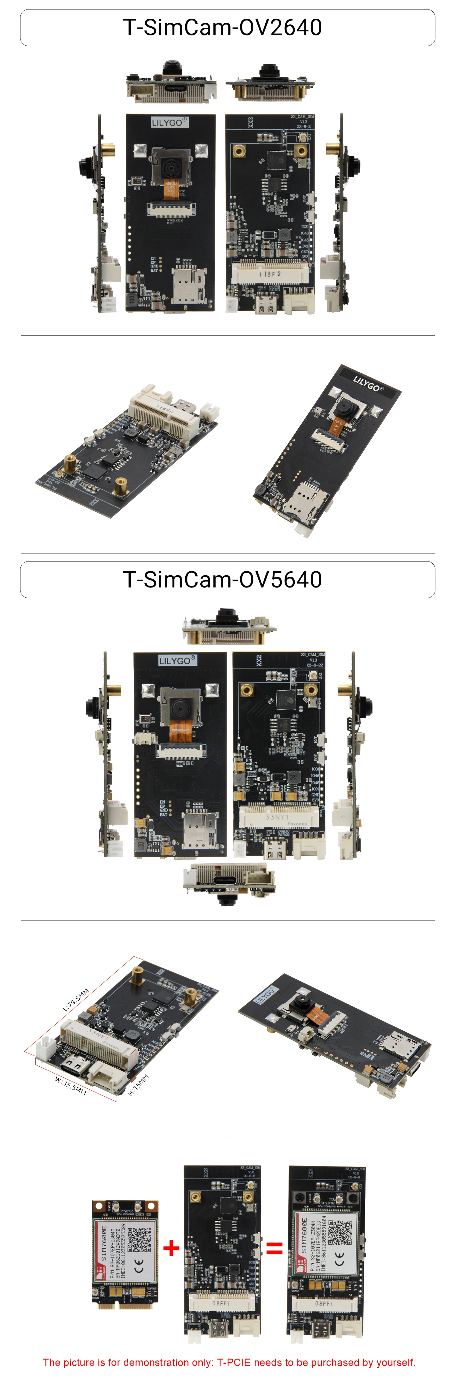 LILYGO T-SIM7080G-S3 Ontwikkelingsboard – ESP32-S3 Met LTE CAT-M/NB-IoT, GPS, Zonne-energie, 16MB Flash, 2MB PSRAM, Inclusief Antennes