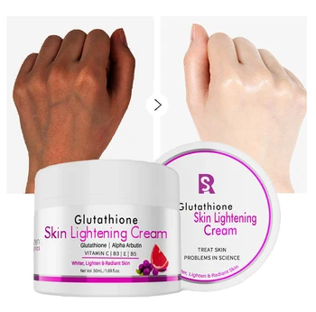 Customized Support Gluta White Cream Skin And Face Lightening Bleach Whitening Cream For Wholesale