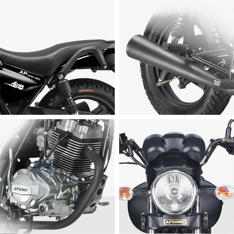 125cc High Fuel Efficiency Cheap Price of Apsonic Riding Bike Motorcycle for Africa