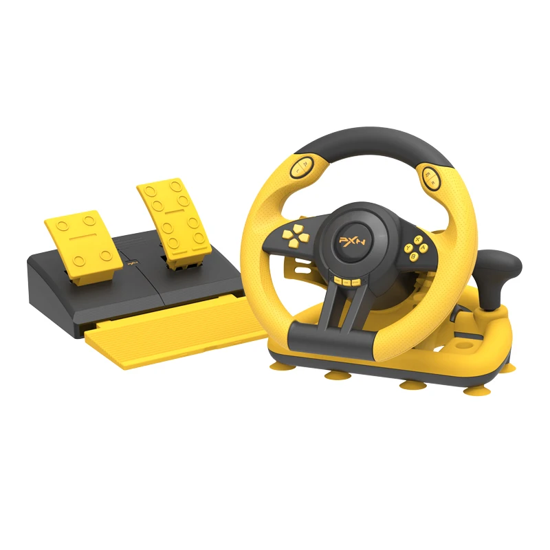 PXN V3 Pro Wired Gaming Steering Wheel - 180° Racing Wheel