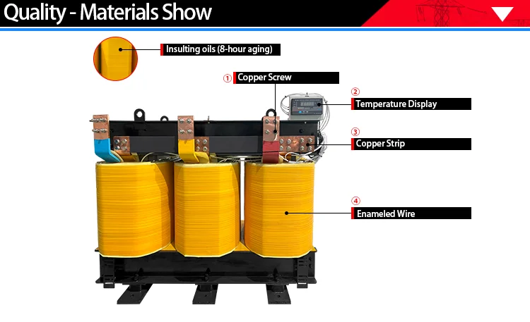 Temperature Display 1000KVA Transformer Price 1250KVA 1000 1250 KVA Transformer