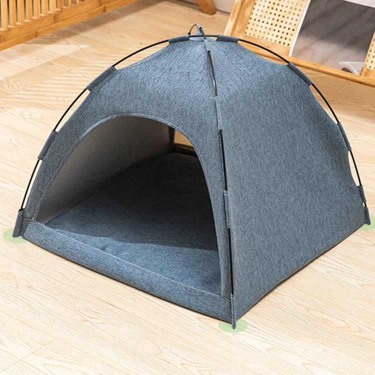 Famicheer BSCI Simple Foldable Pop up Pet Dog and Cat Camping Tent Bed Cat House