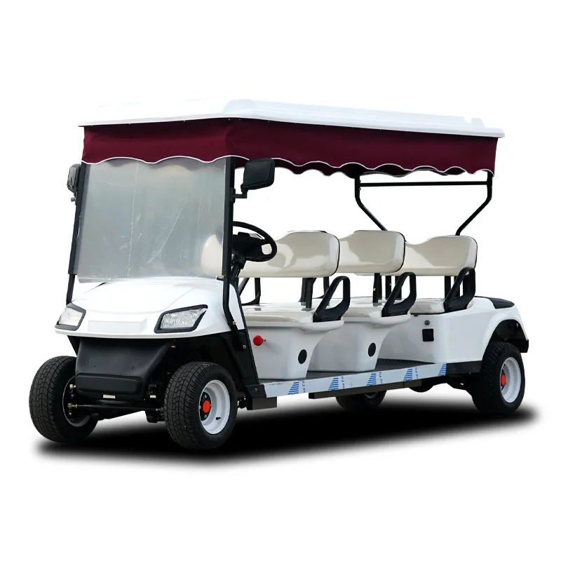 Gamyklinis Parison golfas su 6 keleiviais Club Car baltais elektrinis golfas naudotinis automobilis Kk Golf Cart 2025SDZX12PTPR140