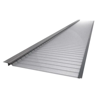 New design Factory aluminum Gutter Guard Perforated Metal Prevents Clogging Of Leaves And Anodizing Silver Gutter Guard aluminum