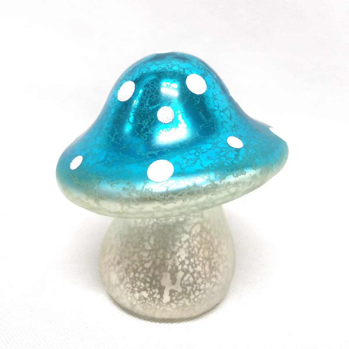 High quality Easter holiday decoration LED light glass mushroom ornaments supplier