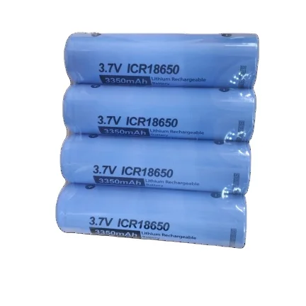 18650 Lithium ion battery 3.7V 3350mAh 3400mAh li ion cell 4 pcs per shrink retail package for Flashlight,Vape Pen,Pos Terminal