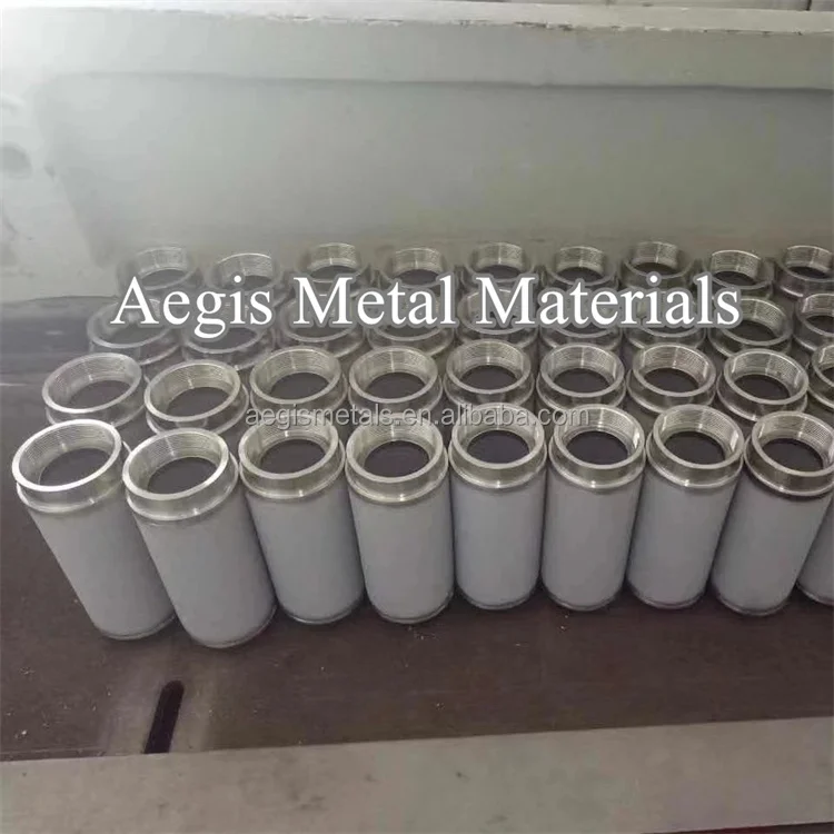 0.1 2 3 5 10 25 50 40 60 80 100 Micron Stainless Steel Porous Sintered Wire Mesh Filter Tube Pipe