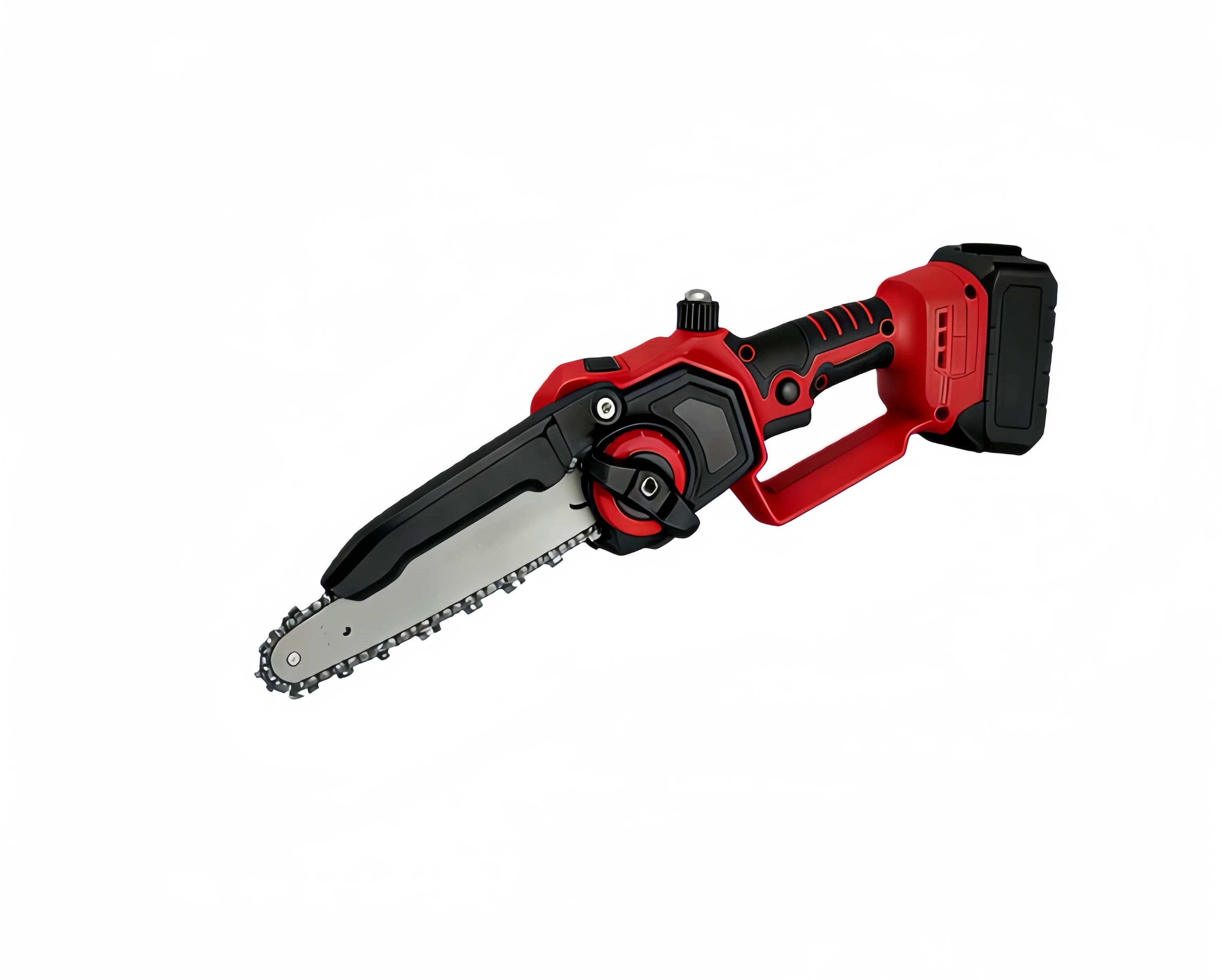 Brushless 21V Lithium Battery Handheld Electric Chain Saw with 8-Inch ...