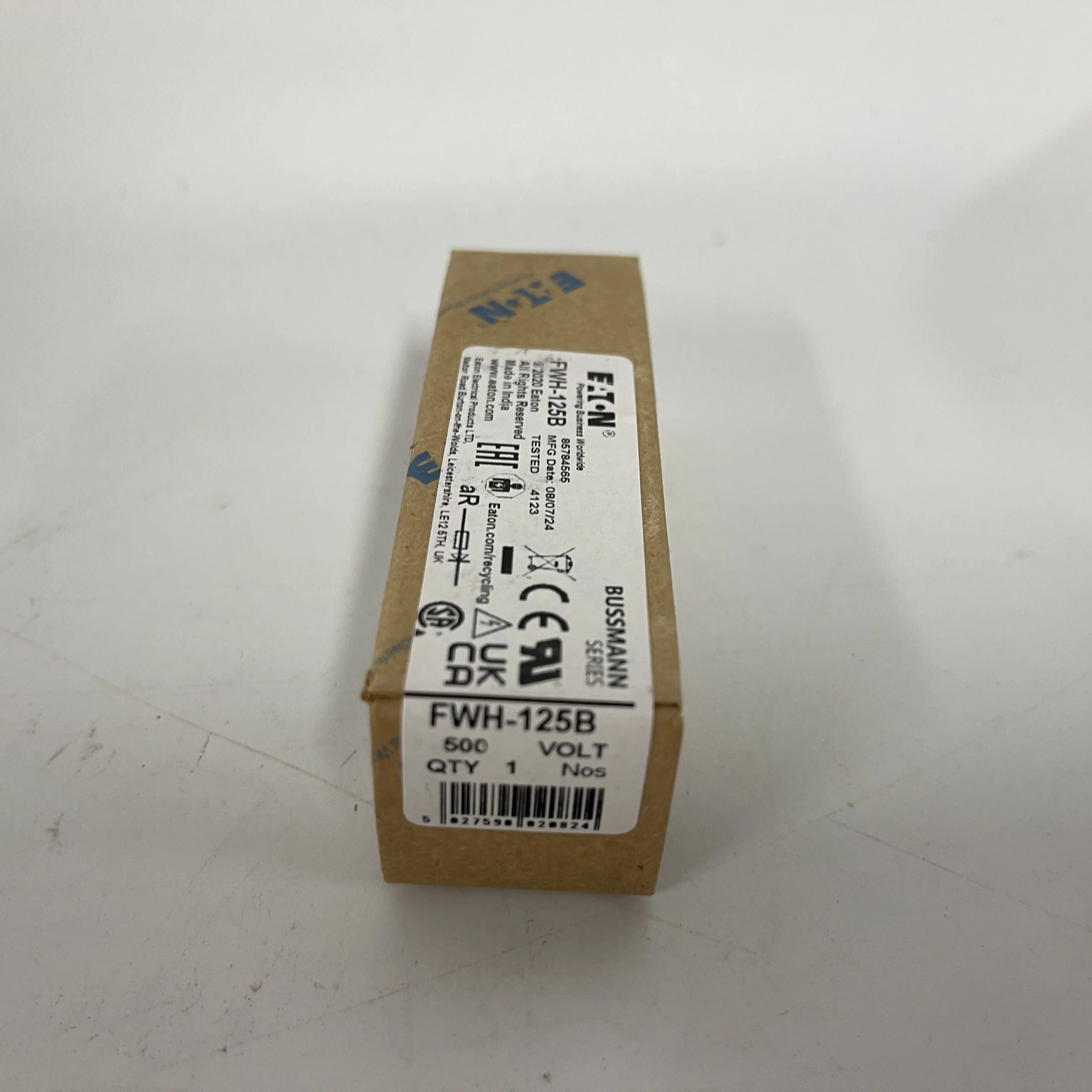 Eaton Bussmann High Speed Fuse FWH-125B Eaton Bussmann High Speed Fuse FWH-125B