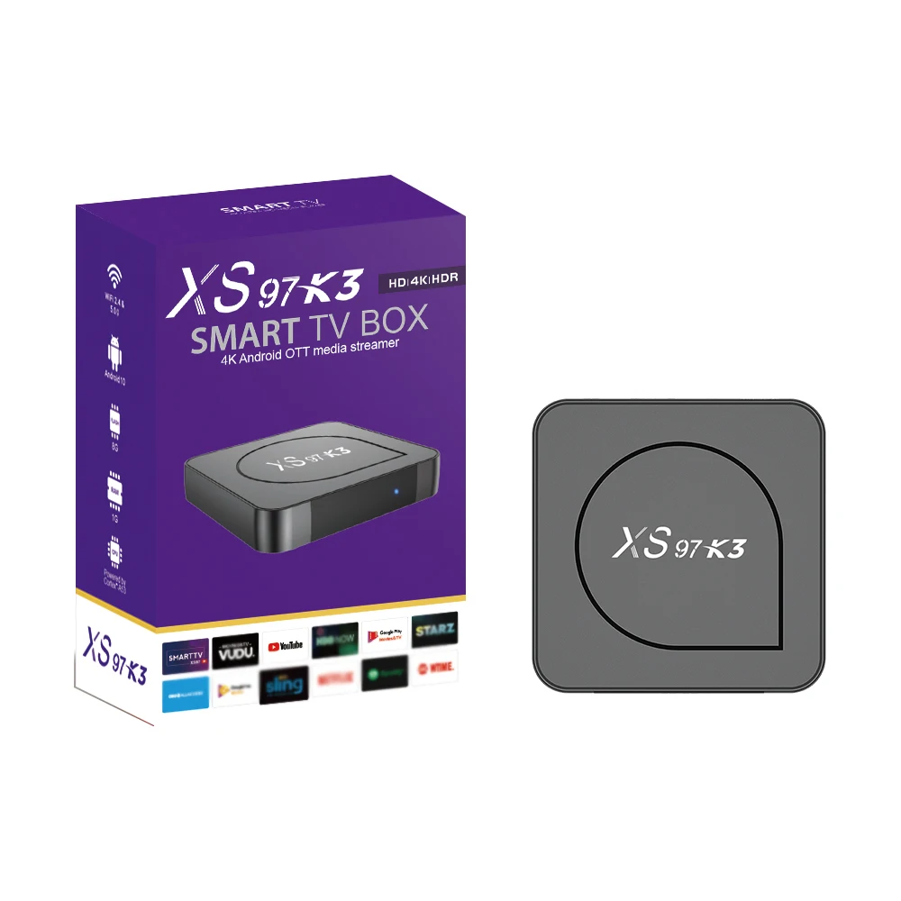 XS97 K3 Smart TV Converter - 4K Resolution 1+8GB Android 10