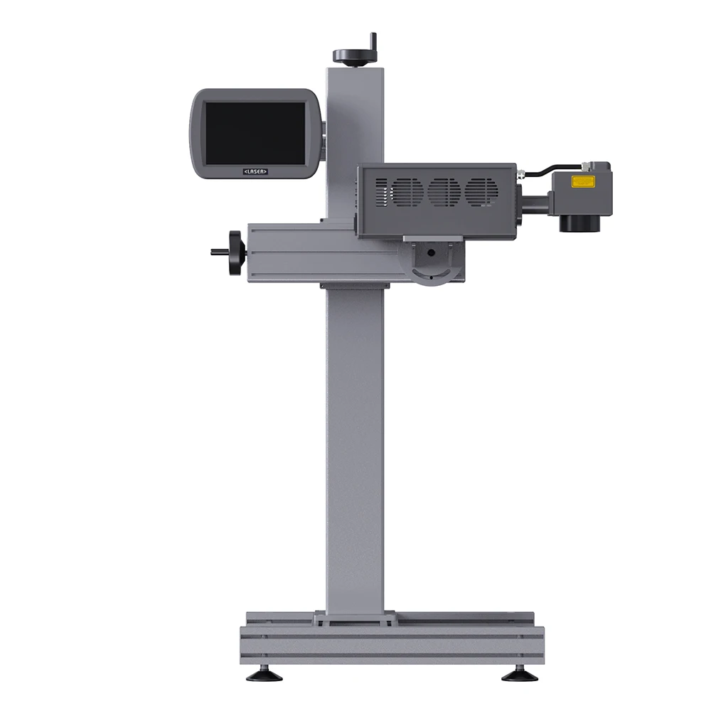 2023 Portable Compact Design Laser Marking Engraving Machine for Metal Painted Bottle Lid PVC PP HDPE Pipes