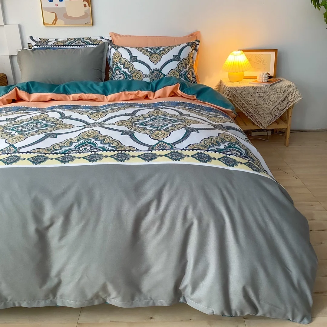 Оптовая продажа Комплект постельного белья с принтом 4 шт. наволочки чехлы для