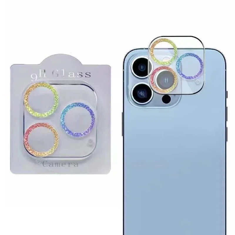 vidrio templado de 9h película Glitter Sparkle Protector de lente de cámara  de diamante para iPhone 13 Pro Max iPhone 13 PRO iPhone Mini 13 - China El iPhone  13 Pro Max