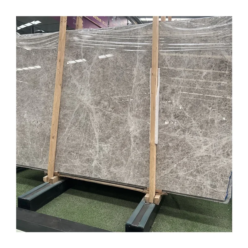 인기 판매 북극광 대리석 슬래브 – 실내 벽 및 바닥 타일 공사용, 광택 마감 회색 대리석 식탁