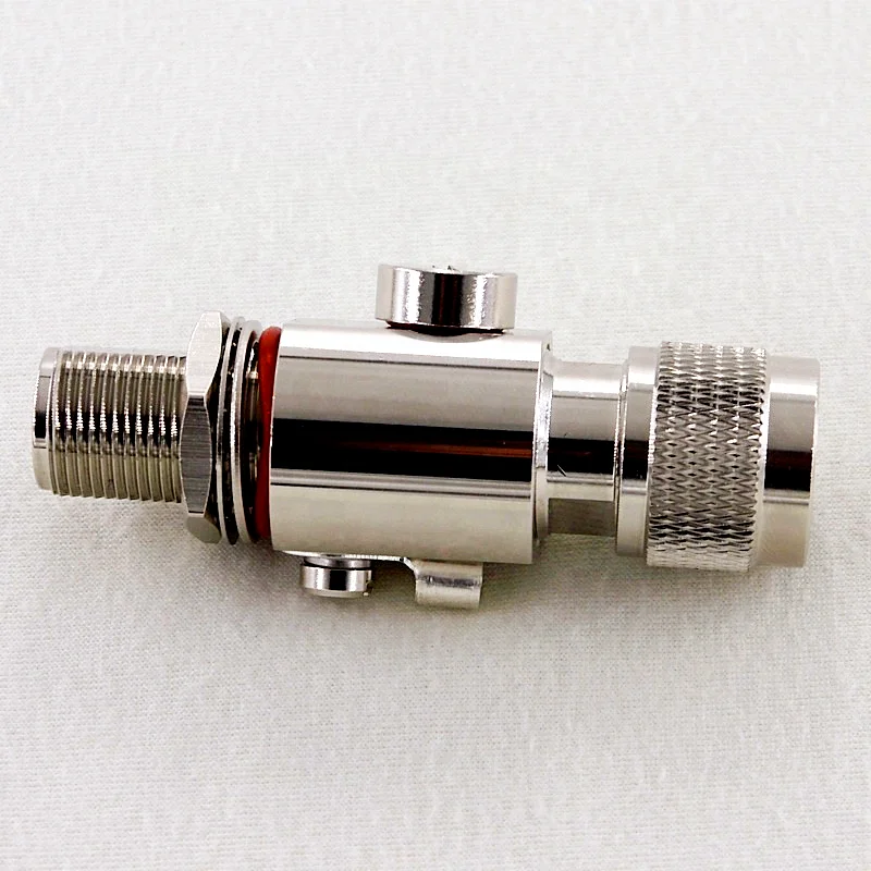 06ghz Gas Discharge Tube Surge Arrester Lightning Protector With N