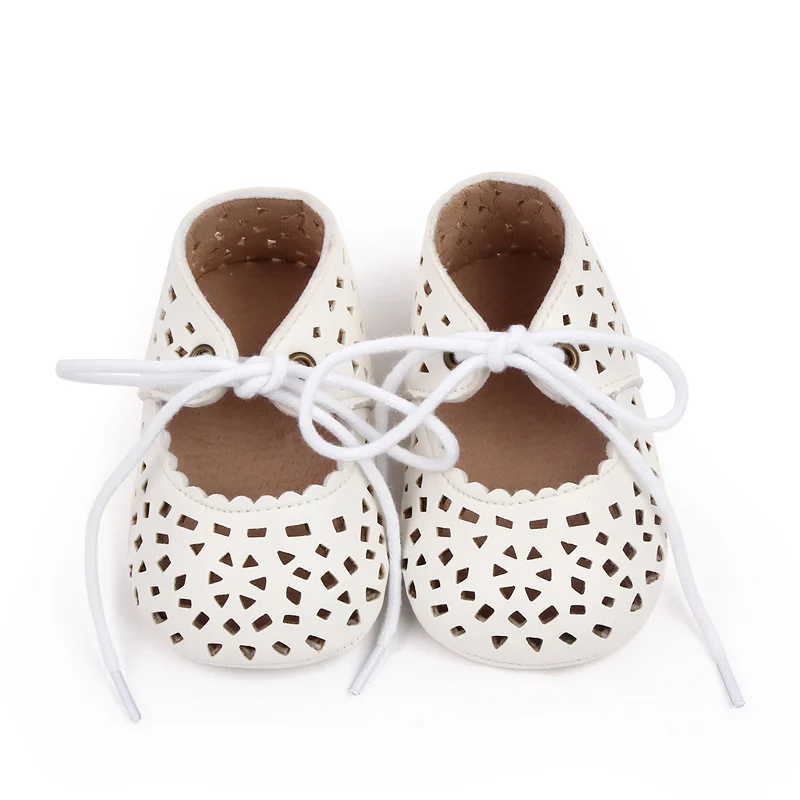 Hollow Breathable Design Summer New Girls Leather Shoes manufacture