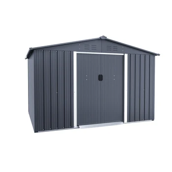 Custom Prefab Metal Steel Carport Garden Storage Shed Sustainable Utility Tool Sheds For Outdoor