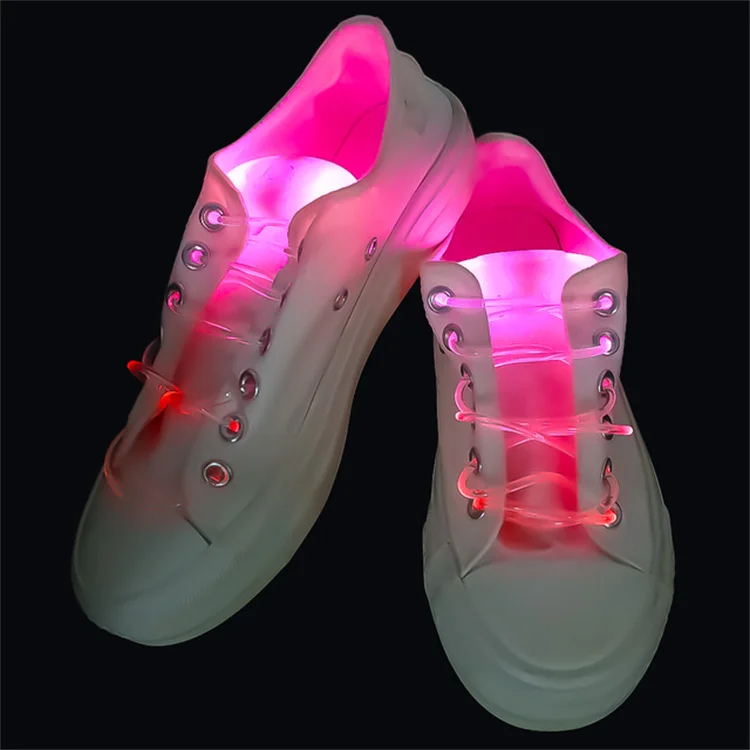 Glowing Shoelaces Design Shoe Laces Wholesale Luminous Flashing Light  Glowing LED Shoelaces