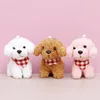 Tricolor scarf teddy