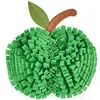 Grass green-apple-shaped sniffing pad