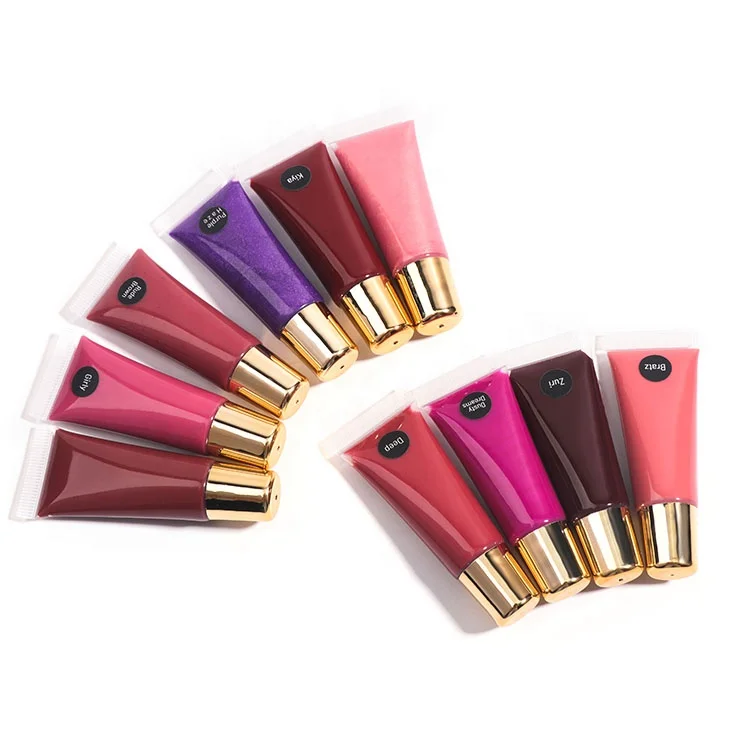 shiny shimmer lip gloss private label matte liquid lipstick