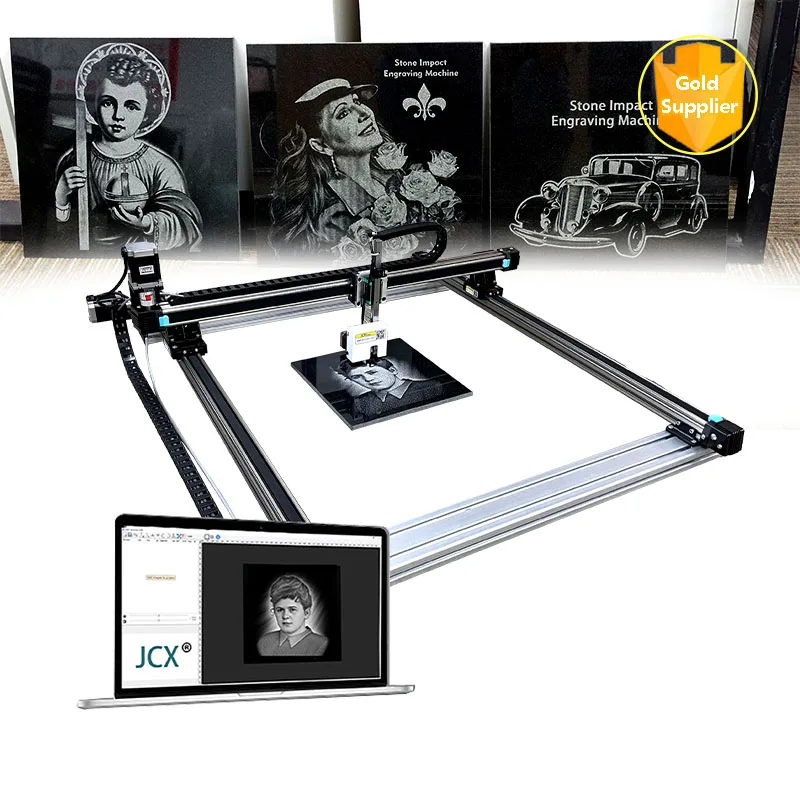 JCXstone Stone Impact Engraving Machine - Precision Engraving for