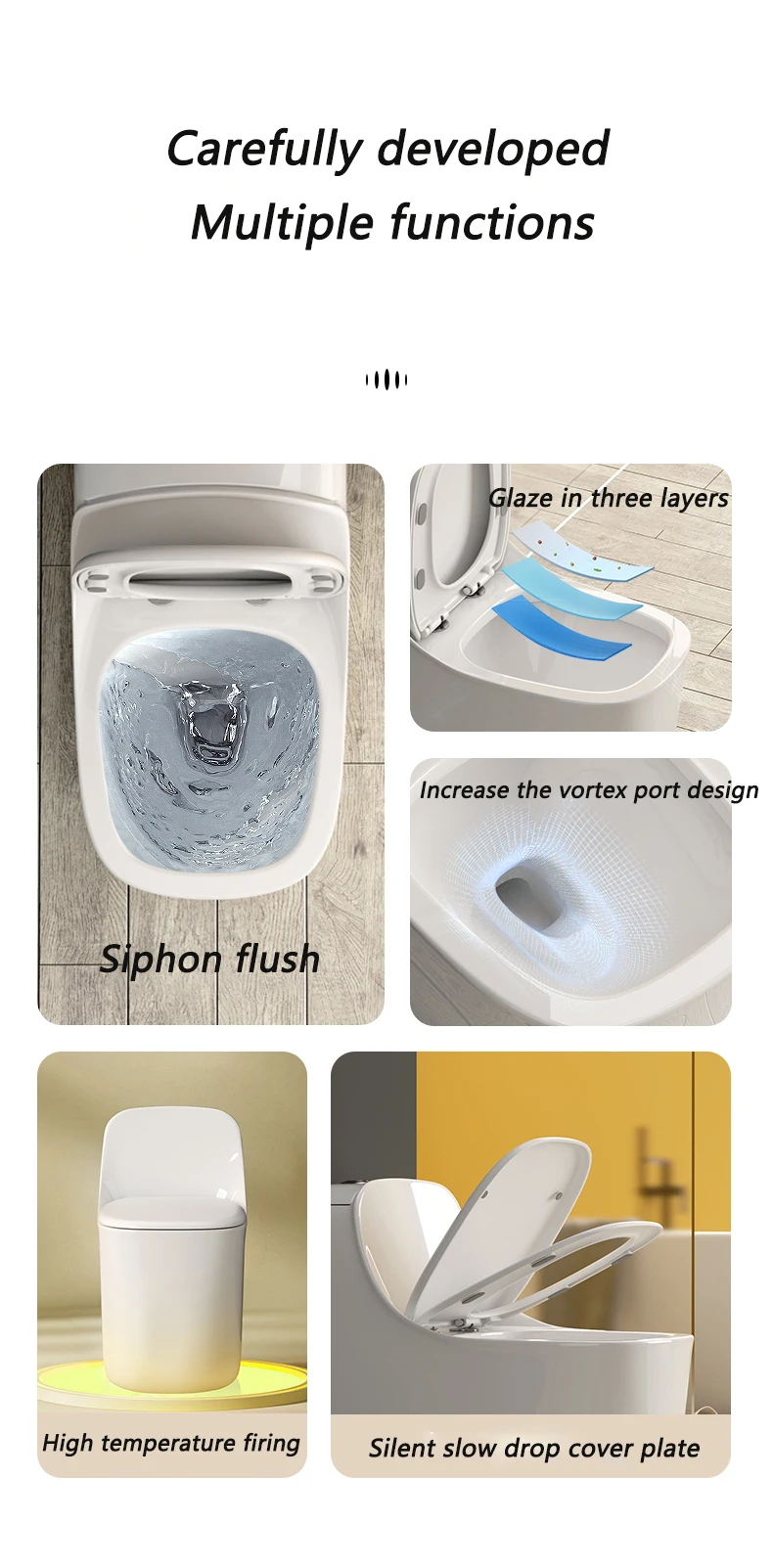 Modern design economic price ceramic sanitary ware saving water closet bathroom wc siphon one piece toilet bidet bowl supplier