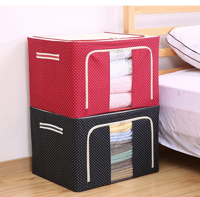 Hot Sale Fabric Storage Bag Cotton Linen Factory Large Collapsible