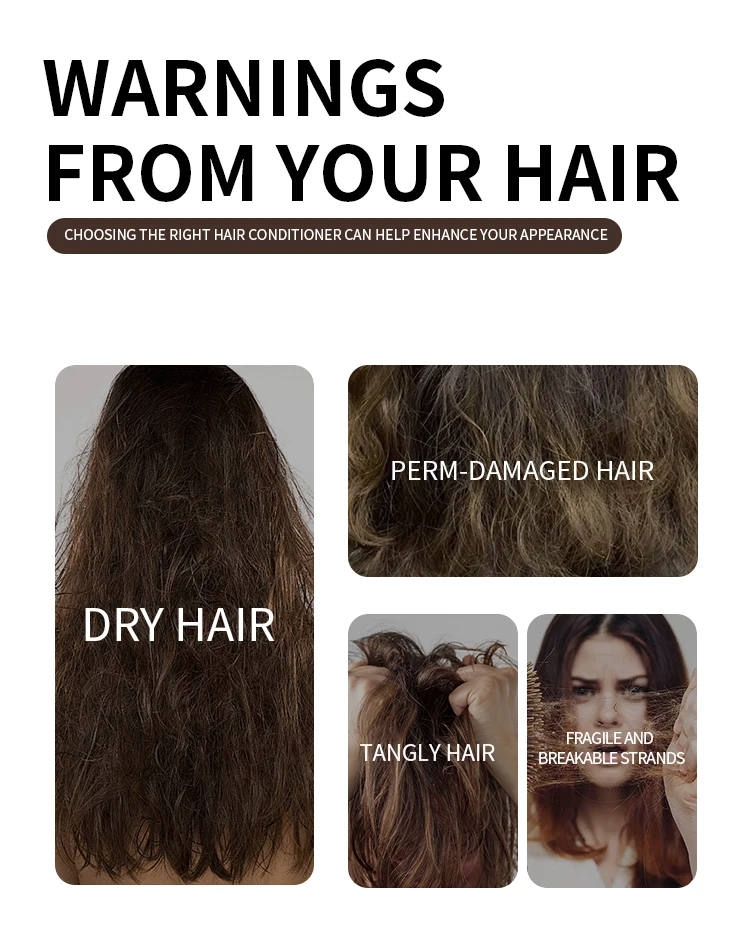 Cocoa Butter Cream Conditioner Keratin Camellia Polyphenols-Hydrating Anti-Frizz Rinse-Off for Curly/Dry Damaged | Sulfate-Free(pic2)