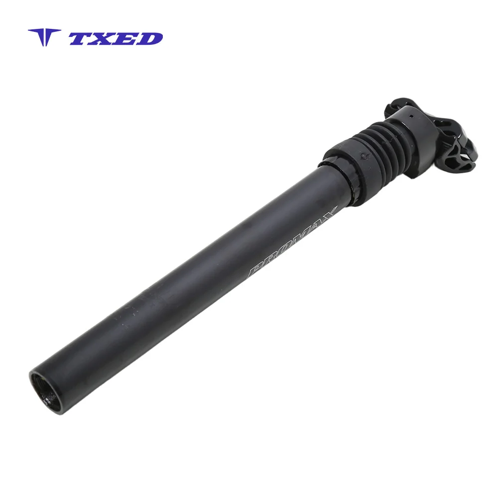 Yinglong SP-884 Aluminum Suspension Seat Post 27.2x300mm with Safety Line Adjustable Durable Light Weight Black Road Bike