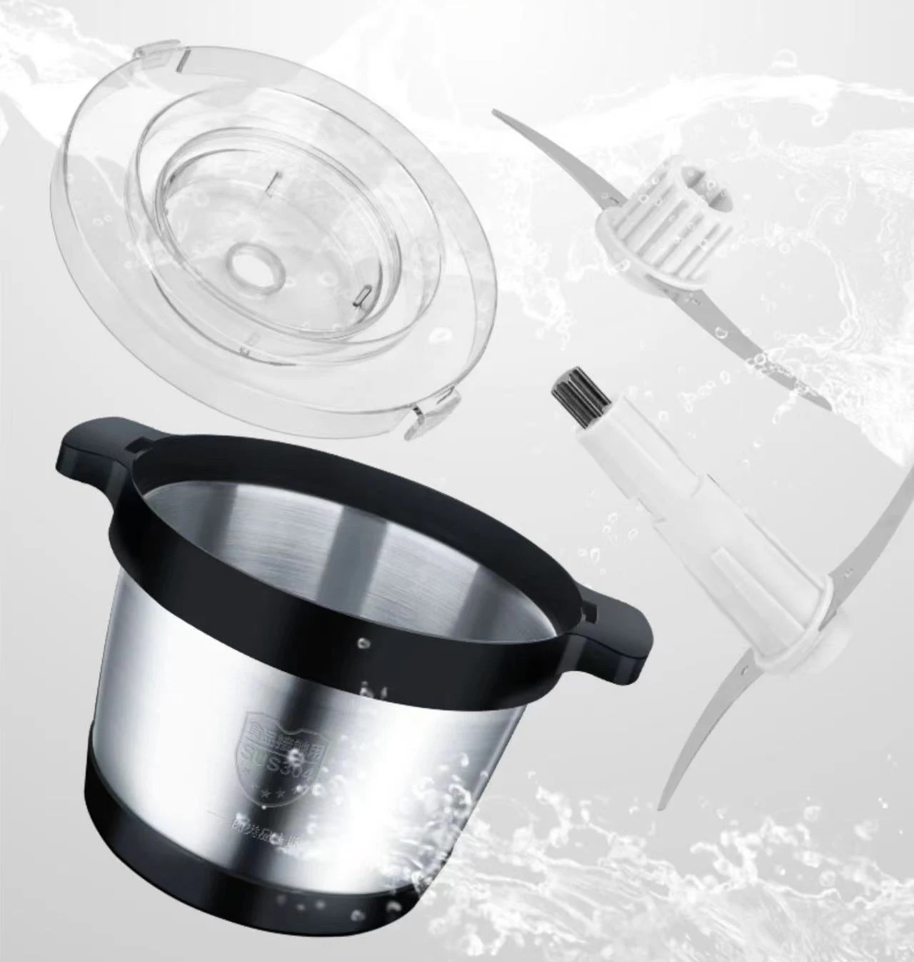 Multifunction 6l Large Capacity Yam Pounder Home Kitchen Food Grinders