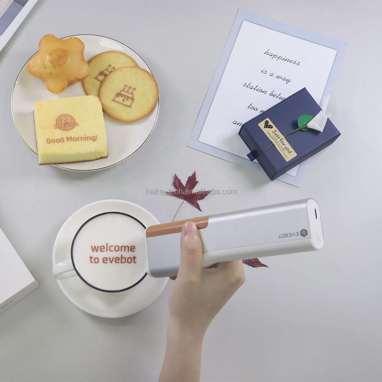 Evebot Printpen 食品プリンター ペン ケーキ マカロン コーヒー ビール