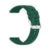 C3 green belt-silver buckle