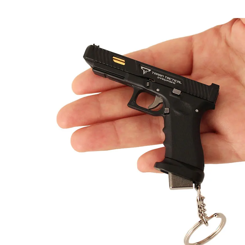 Portachiavi Mini Pistola M1911 In Metallo - Scala 1:3 - Giocattolo Da Collezione Per Adulti