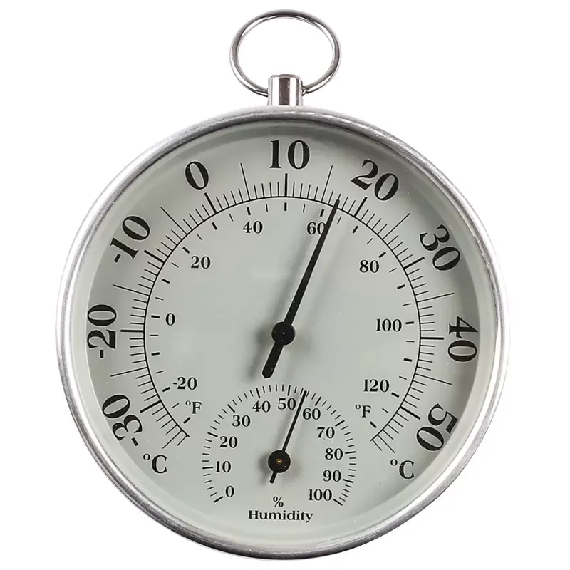 10cm Temperature And Humidity Analog Indicator Indoor Outdoor ...