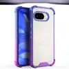 Blue turns purple
