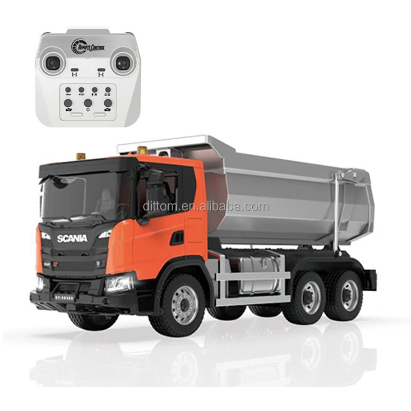 Double E E593-003 1/20 RC Alloy Trailing Dumper Truck 2.4G