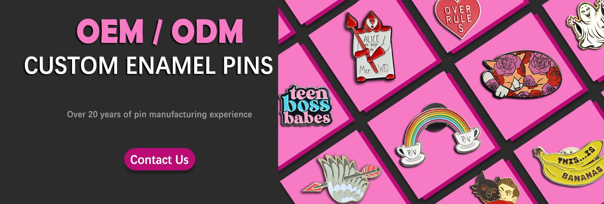 Free Sample Custom Antique & Modern Soft Enamel Pin with Glitter Metal ...