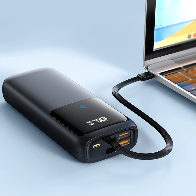 Trending Product PD65W 20000mah USB-C Output Built-in Cable Large