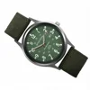 Green  face men watch