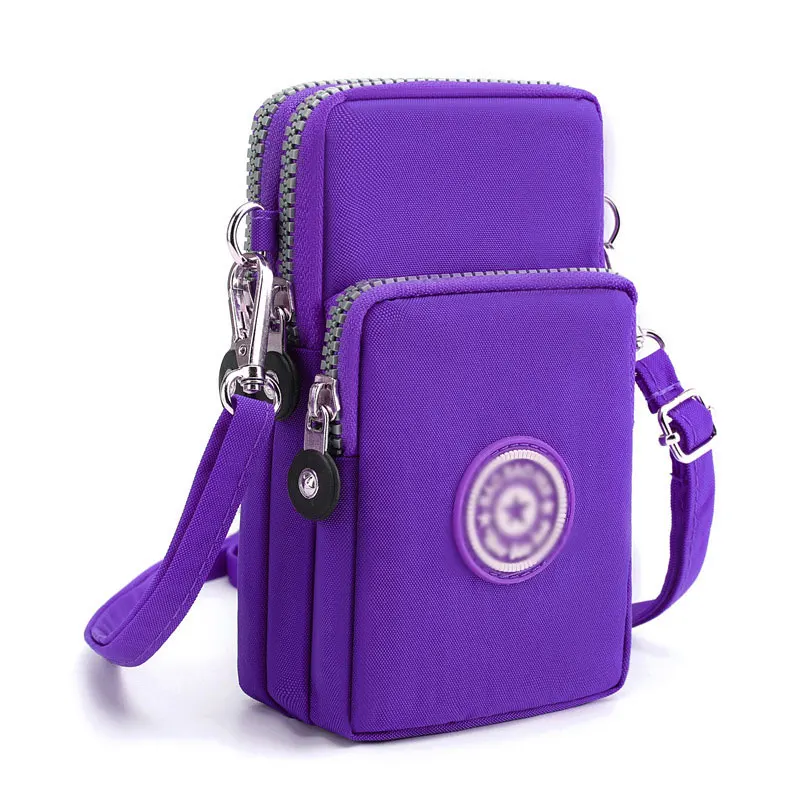Phone Small Crossbody Bags Customized Cell  Shoulder Pocket Wallet Pouch Mini Mobile Phone Messenger Crossbody Bag for Ladies
