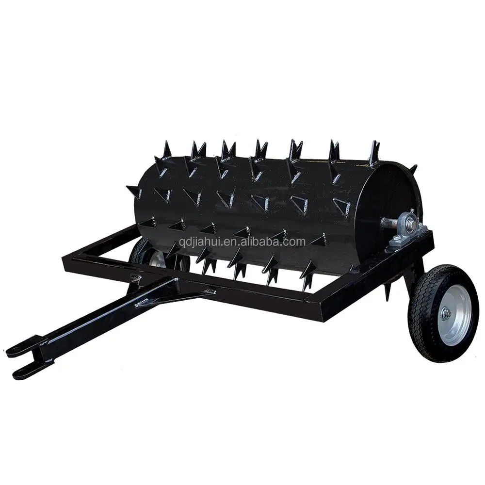 Lawn Spike Aerator 36 Tow Behind Drum Aerator Garden Roller Heavy Duty